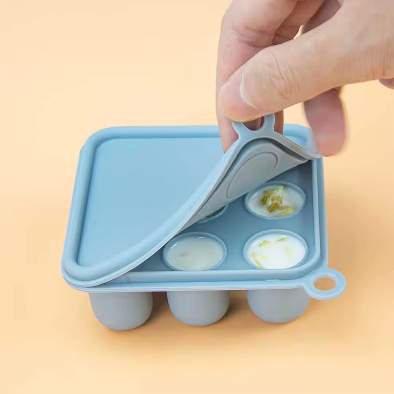 Baby Food Freezer Tray - Silicone Baby Food Freezer Tray with