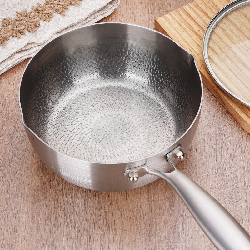 Baby Food Instant - Titanium steel hammer patterned snow flat
