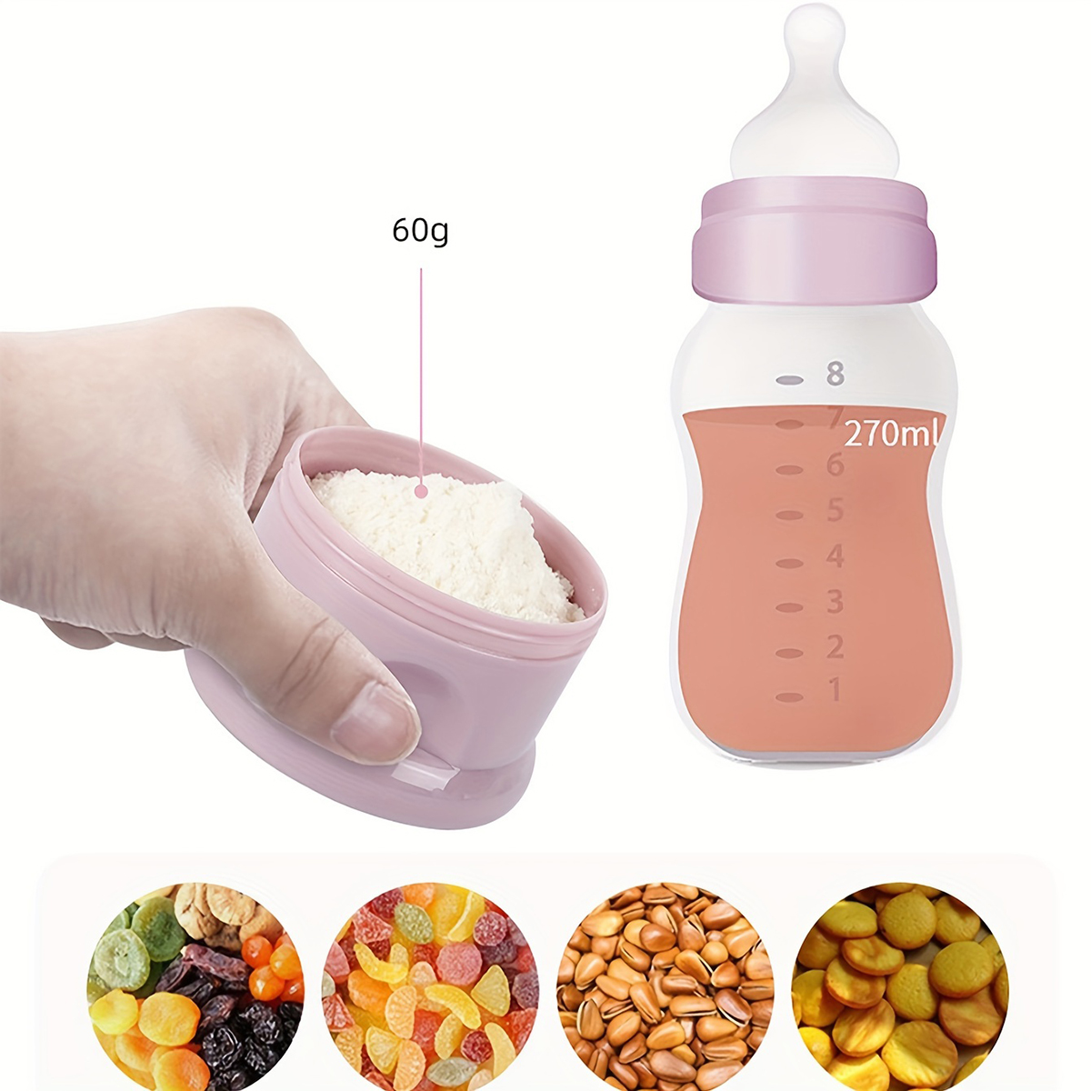 Large Capacity Baby Milk Powde - Baby Food Pouches review and price