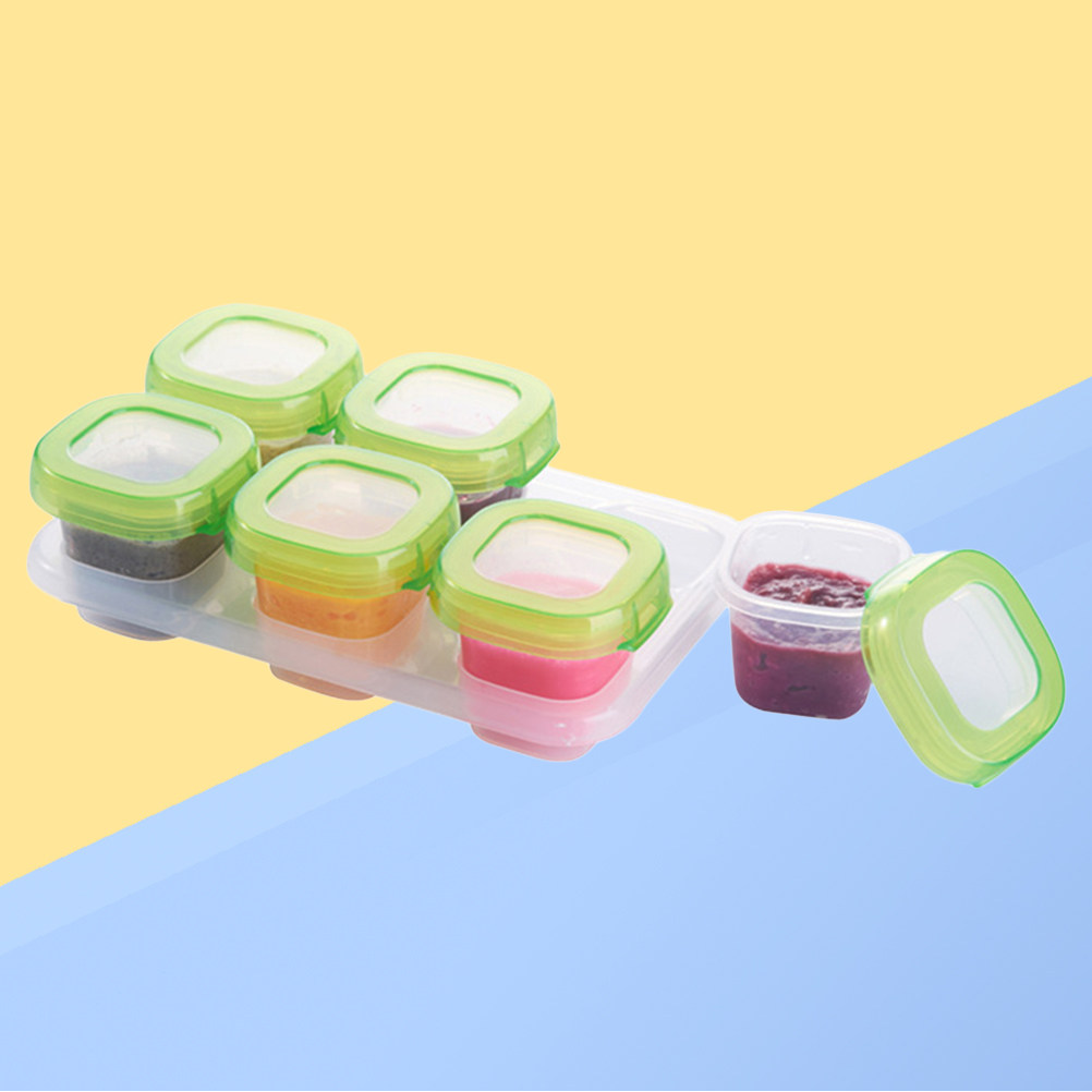 6Pcs Portable Fresh-Keeping Fo - Baby Food Freezer Tray review and price
