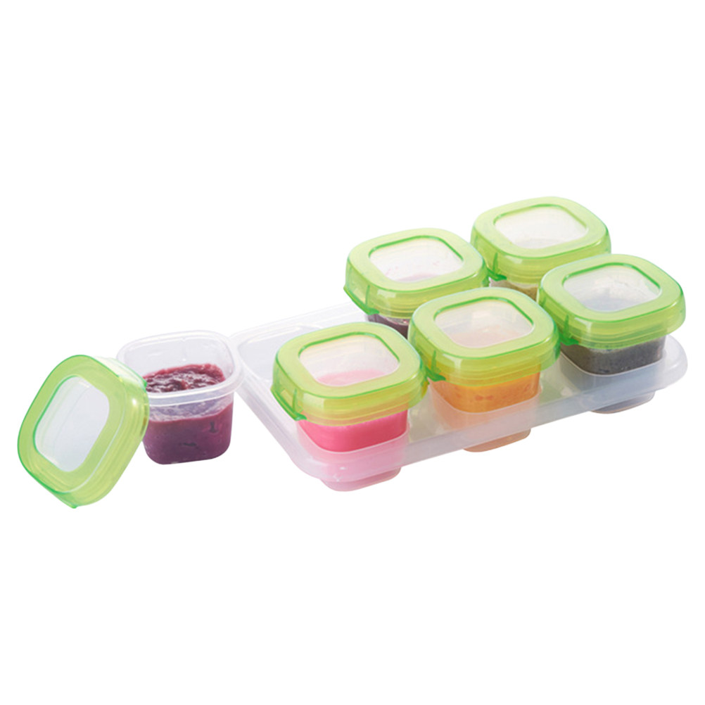 6Pcs Portable Fresh-Keeping Fo - Baby Food Freezer Tray review and price