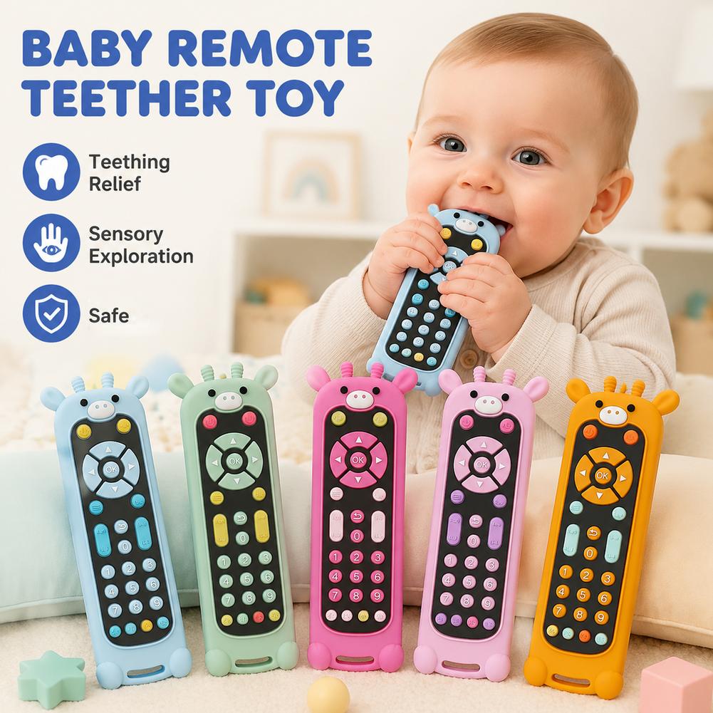 Baby Teether Silicone TV Remot - Baby Food For 6 Months review and price