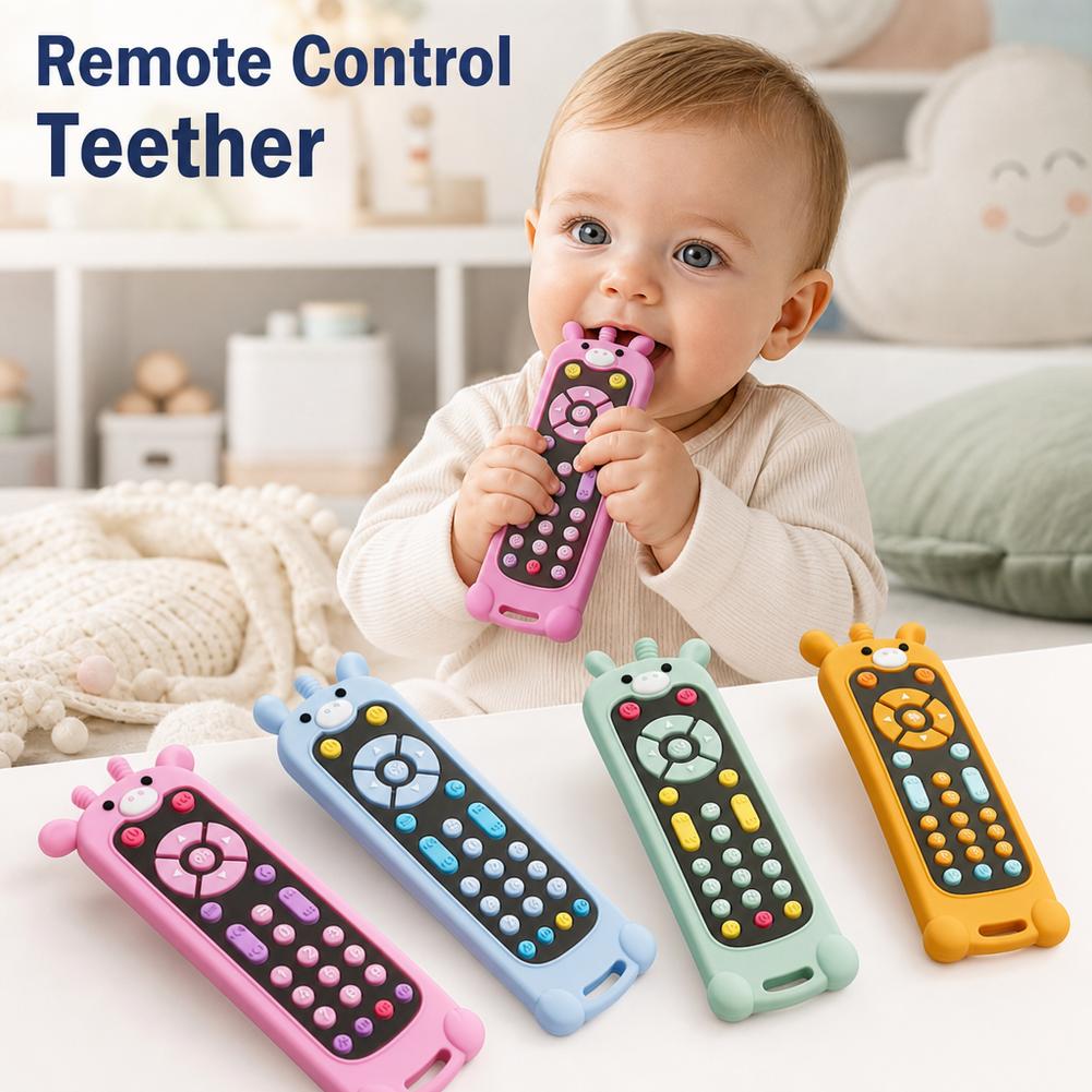 Baby Teether Silicone TV Remot - Baby Food For 6 Months review and price