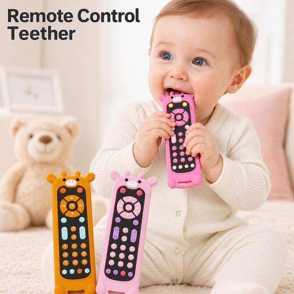 Baby Teether Silicone TV Remot - Baby Food For 6 Months review and price