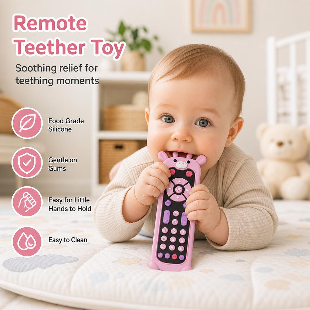 Baby Teether Silicone TV Remot - Baby Food For 6 Months review and price