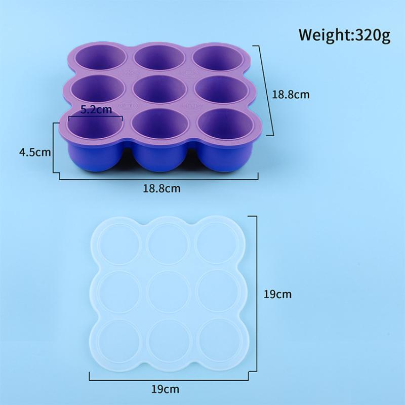 Baby Food Silicone Container 9 - Baby Food Freezer Tray review and price