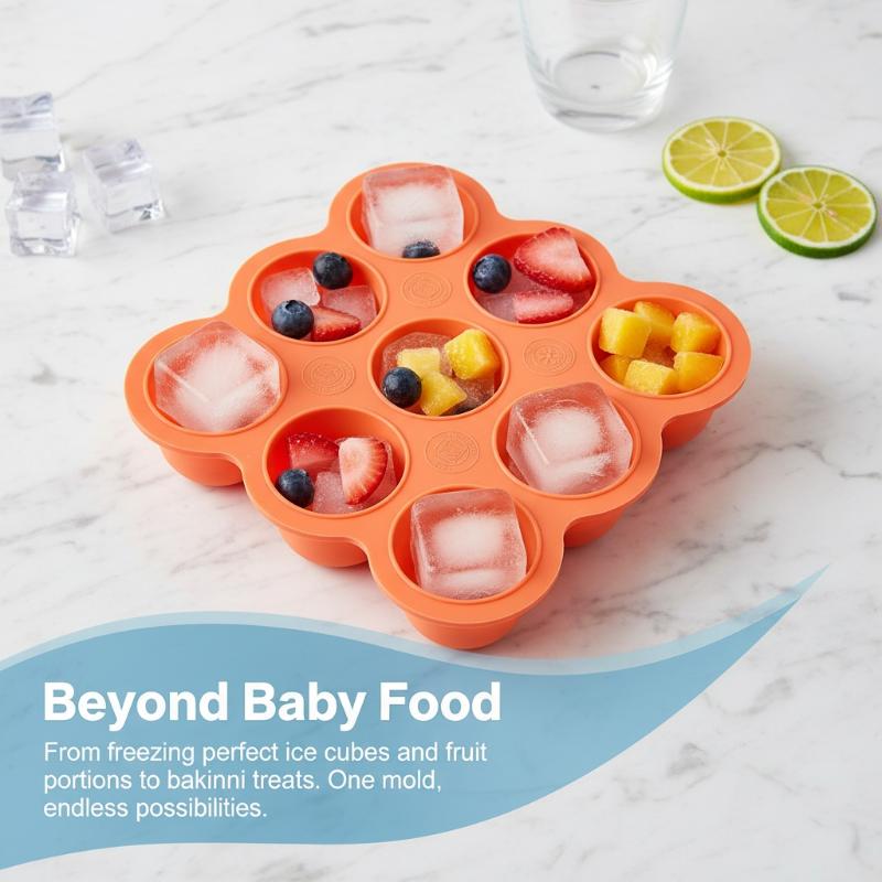 Baby Food Silicone Container 9 - Baby Food Freezer Tray review and price