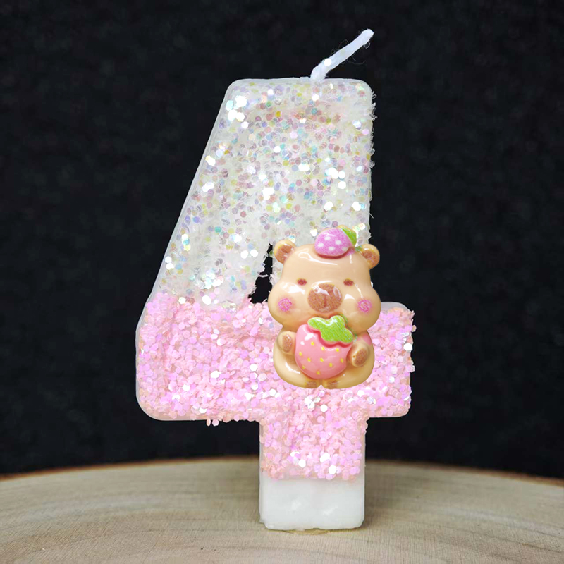 New Capybara Candles Cake Deco - Baby Food Kids review and price