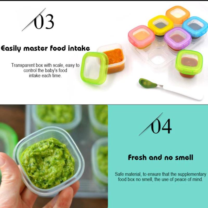 4/6pcs Baby Food Freezer Stora - Baby Food Freezer Tray review and price