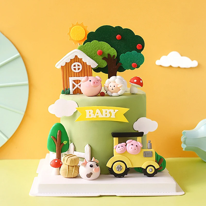 Happy Birthday Cake Topper Far - Baby Food Kids review and price