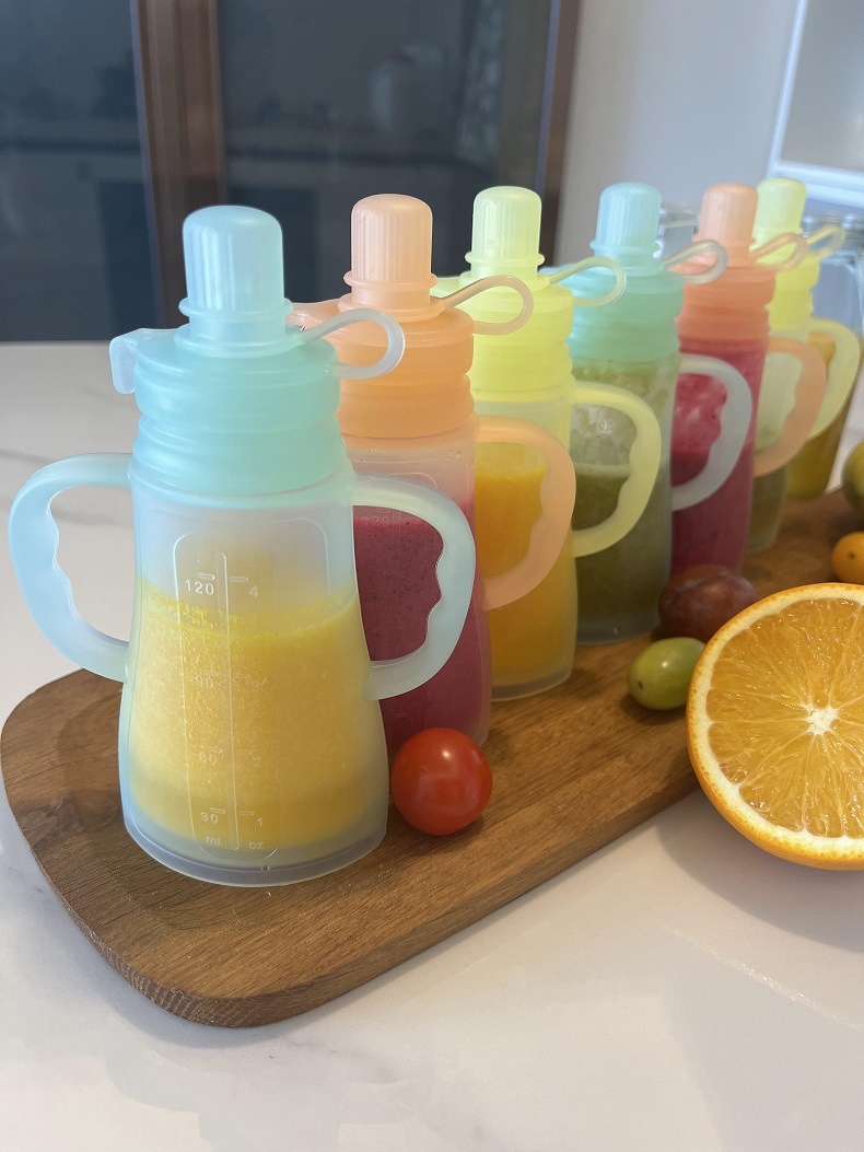 New Reusable Silicone Breast M - Baby Food Pouches review and price