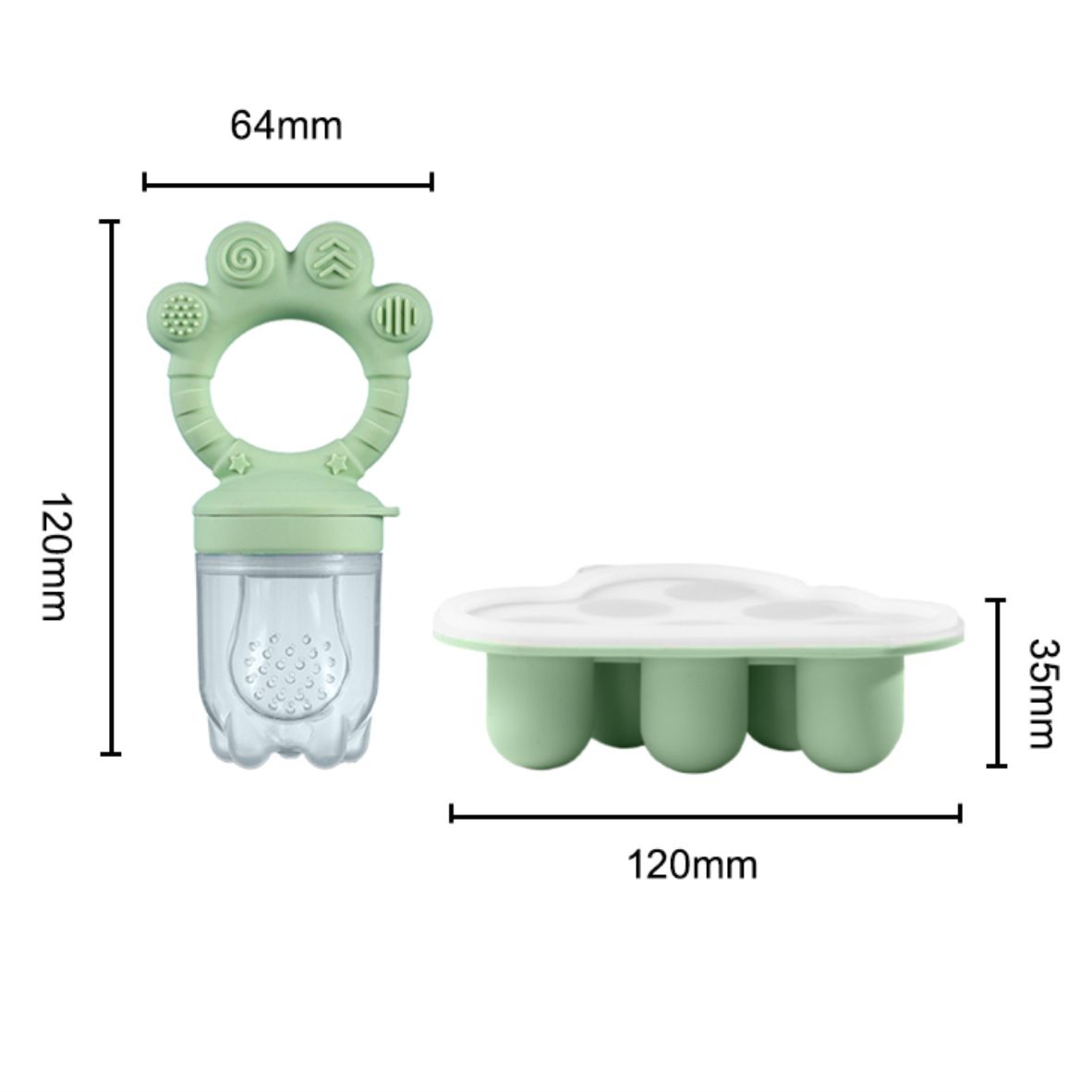 Baby Fruit Food Feeder & Freez - Baby Food Freezer Tray review and price