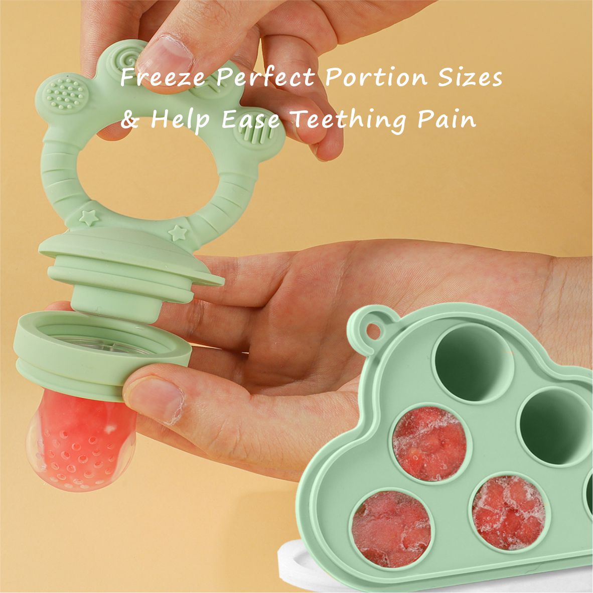 Baby Fruit Food Feeder & Freez - Baby Food Freezer Tray review and price